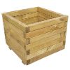 Immagine di FIORIERA IN LEGNO AUTOCLAVATO H34-L40-P40 CM