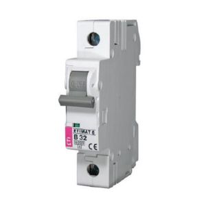 Immagine di INTERRUTTORE MAGNETOTERMICO 2 POLI C10 6,0 KA 1 MODULO DIN ETIMAT
