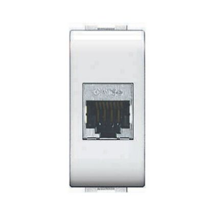 Immagine di PRESA RJ45 MYLIFE CAT.6 UTP BIANCA ELETTROCANALI