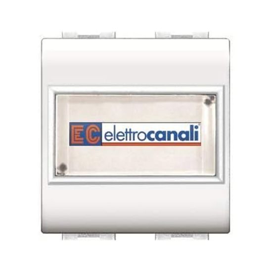 Immagine di PULSANTE PORTANOME MYLIFE 1 POSTO NO BIANCO ELETTROCANALI