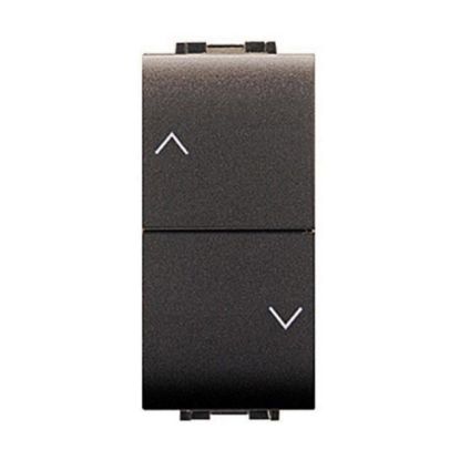 Immagine di DOPPIO PULSANTE INTERBLOCCATO MYLIFE 10A NERO ELETTROCANALI