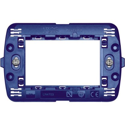 Immagine di SUPPORTO A 3 MODULI SERIE LIVING