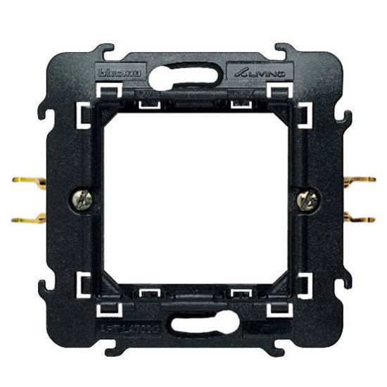 Immagine di SUPPORTO A 2 MODULI FISSAGGIO CON GRAFFETTE SERIE LIVING