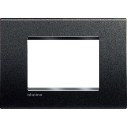 Immagine di PLACCA 3 POSTI ANTRACITE SERIE LIVING