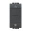 Immagine di COMANDO TAPPARELLE CONNESSO ANTRACITE SERIE LIVING SMART NETATMO