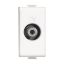Immagine di PRESA SATELLITALE TIPO-F 1 MODULO BIANCO SERIE MATIX