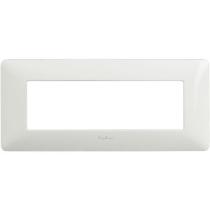 Immagine di PLACCA 6 POSTI BIANCO SERIE MATIX