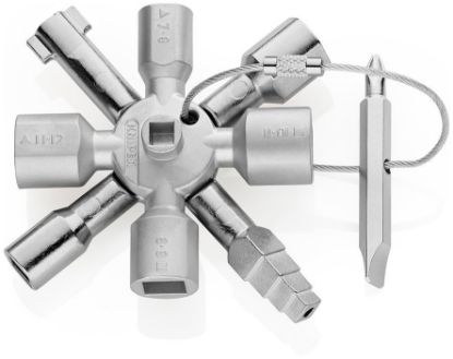 Immagine di CHIAVE UNIVERSALE PER SPORTELLI 8 BRACCI TWINKEY KNIPEX