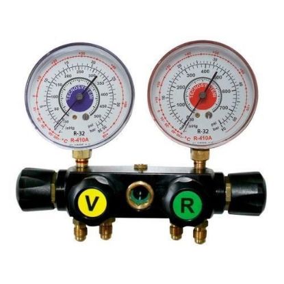 Immagine di GRUPPO MANOMETRICO 4 VIE GAS R410A COD.11131012 TECNOSYSTEMI
