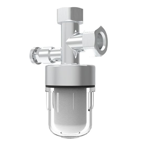 Immagine di MICRO-DOSATORE DI POLIFOSFATO ATTACCO AD ANGOLO E GHIERE GIREVOLI Ø 1/2" F (GINO) CREA WATER