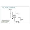 Immagine di NEUTRALIZZATORE DI CONDENSA 5 COMPACT Ø 3/4" CON STAFFA EUROACQUE