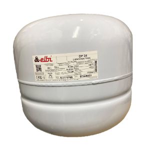 Immagine di VASO ESPANSIONE DP-24 CE PER ( ACQUA SANITARIA-RISCALDAMENTO-ACQUA REFRIGERATA ) Ø 1" ELBI