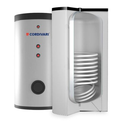 Immagine di BOLLITORE CON SCAMBIATORE FISSO BOLLY1 ST FB WB 150 BC V003 LT148 CORDIVARI