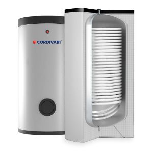 Immagine di BOLLITORE 200 LT 1 SCAMBIATORE FISSO ( BOLLY1 XL WB 200 PER POMPA DI CALORE ) CORDIVARI
