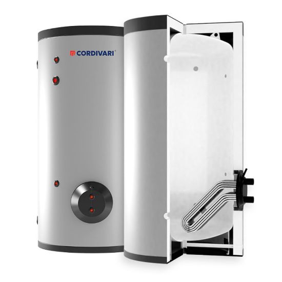 Immagine di BOLLITORE 300 LT 1 SCAMBIATORE ESTRAIBILE INOX 316 CORDIVARI