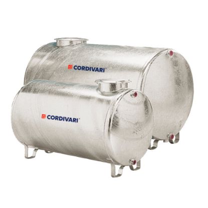 Immagine di SERBATOIO ORIZZONTALE ZINCATO LT 500 CORDIVARI