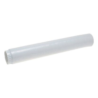 Immagine di TUBO FLESSIBILE Ø 80 MM ALLUMINIO BIANCO (ESTENSIBILE DA 85 CM A 300 CM )