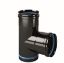 Immagine di TEE INOX NERO DI PARTENZA DIAMETROMM100 AISI 316