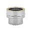Immagine di RACCORDO PER COLLEGAMENTO CALDAIA Ø 300F MONOPARETE A DOPPIA PARETE Ø 300/350 MM ( INOX )