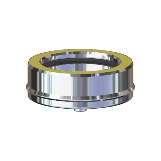 Immagine di TAPPO DOPPIA PARETE PER SCARICO CONDENSA Ø 200/250 MM ( INOX )