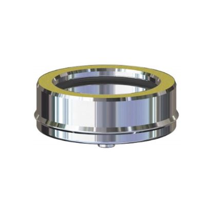 Immagine di TAPPO DOPPIA PARETE PER SCARICO CONDENSA Ø 80/130 MM ( INOX )