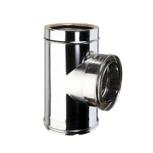 Immagine di TEE DOPPIA PARETE Ø 150/200 MM ( INOX )