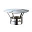 Immagine di CAPPELLO CINESE MONOPARETE Ø 250 MM . ( INOX AISI 304 )