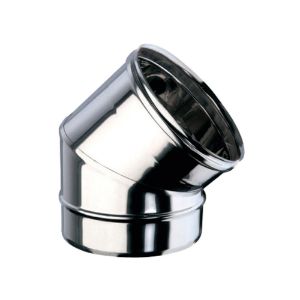 Immagine di CURVA MONOPARETE Ø 300 MM . A 45° ( INOX AISI 304 )