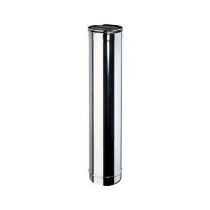 Immagine di TUBO MONOPARETE Ø 200 MM . LUNGHEZZA 1 MT ( INOX AISI 304 )