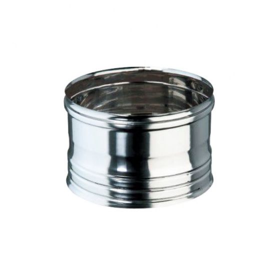 Immagine di RACCORDO DI PASSAGGIO DA TUBO FLESSIBILE Ø 80 MM A RIGIDO Ø 80 FEMMINA ( INOX )