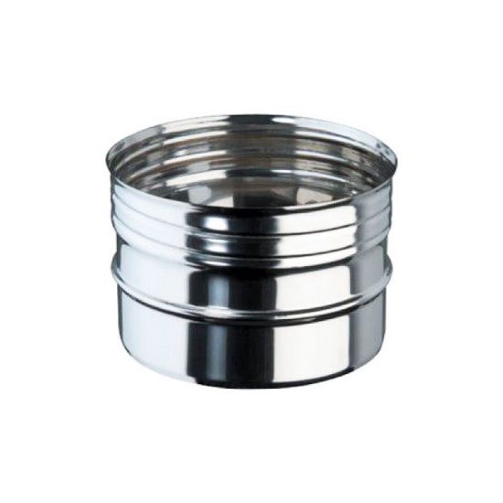 Immagine di RACCORDO DI PASSAGGIO DA TUBO FLESSIBILE Ø 80 MM A RIGIDO Ø 80 MASCHIO ( INOX )