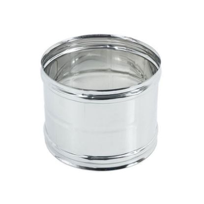 Immagine di MANICOTTO MONOPARETE F.F. Ø 80 MM . ( INOX AISI 316 )
