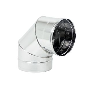 Immagine di CURVA MONOPARETE Ø 140 MM . A 90° ( INOX AISI 316 )