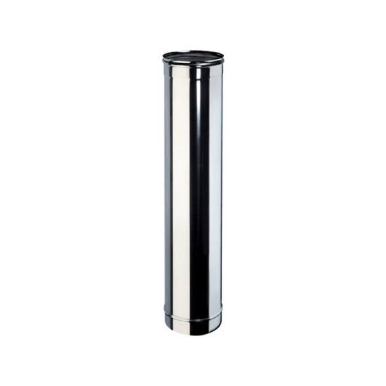 Immagine di TUBO MONOPARETE Ø 140 MM LUNGHEZZA 1 MT ( INOX AISI 316 )