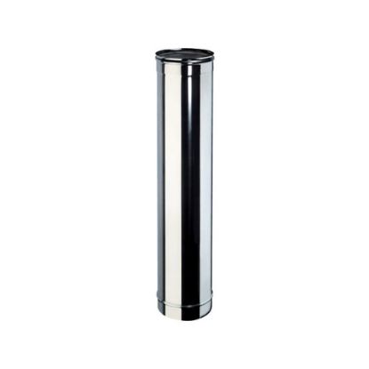 Immagine di TUBO MONOPARETE Ø 130 MM LUNGHEZZA 0,5 MT ( INOX AISI 316 )