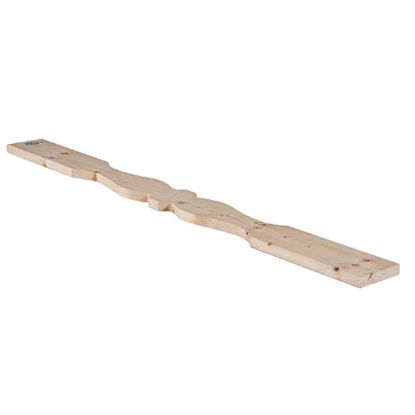 Immagine di TAVOLETTA SAGOMATA 18x91x980 MM ABETE