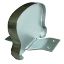 Immagine di RACCORDO METALLO PER CORRIMANO 60x44 MM ACCIAIO SATINATO