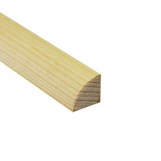 Immagine di QUARTO DI TONDO LEGNO 10x10x3000 MM GREZZO AYOUS