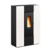 Immagine di STUFA A PELLET CANALIZZATA SLIM MARILENA PLUS 5.0 BIANCA (5 STELLE ) KW 8.0 EXTRAFLAME
