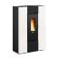 Immagine di STUFA A PELLET CANALIZZATA SLIM MARILENA PLUS 5.0 BIANCA (5 STELLE ) KW 8.0 EXTRAFLAME