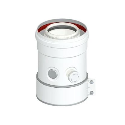 Immagine di PARTENZA VERTICALE COASSIALE PPS M/F DN60/100 LINEA COMMERCIALE (COMPATIBILE VAILLANT/BERETTA)