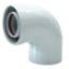 Immagine di CURVA COASSIALE 90° MF PPS Ø 100/60 MM CONDENSAZIONE LINEA COMMERCIALE
