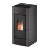 Immagine di STUFA PELLET CRISTAL 9 A+ 8,5 KW ANTRACITE CADEL