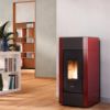 Immagine di STUFA PELLET CRISTAL 9 A+ 8,5 KW ROSSO CADEL