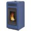 Immagine di TERMO STUFA A PELLET PRIMULA 13KW ACCIAIO BLU LAMINOX
