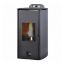 Immagine di TERMO STUFA A PELLET FLORA 12KW ANTRACITE LAMINOX