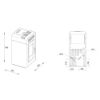 Immagine di STUFA A PELLET PRIMULA 7 KW ACCIAIO BIANCO LAMINOX