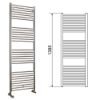 Immagine di LISA 22 TERMOARREDO L.550 MM H.1385 MM INTERASSE 500 MM CROMATO CORDIVARI
