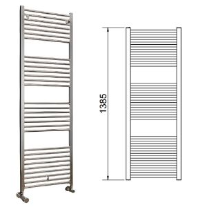 Immagine di LISA 22 TERMOARREDO L.500 MM H.1385 MM INTERASSE 450 MM CROMATO CORDIVARI