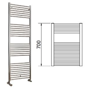Immagine di LISA 22 TERMOARREDO L.600 MM H.700 MM INTERASSE 550 MM CROMATO CORDIVARI